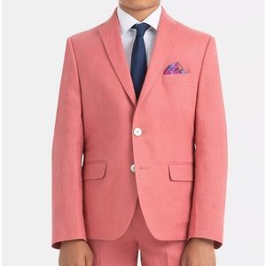 Boys Lauren Ralph Lauren “Red” Linen Suit-Size 12
